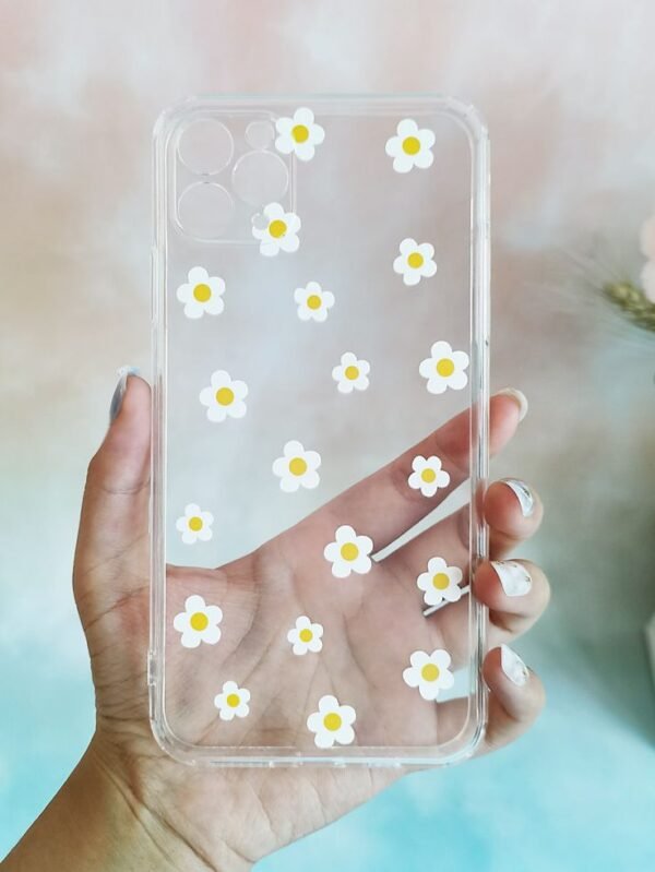 Flower Painted Clear Case