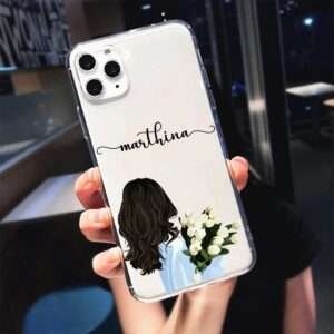 cute girl clear name case